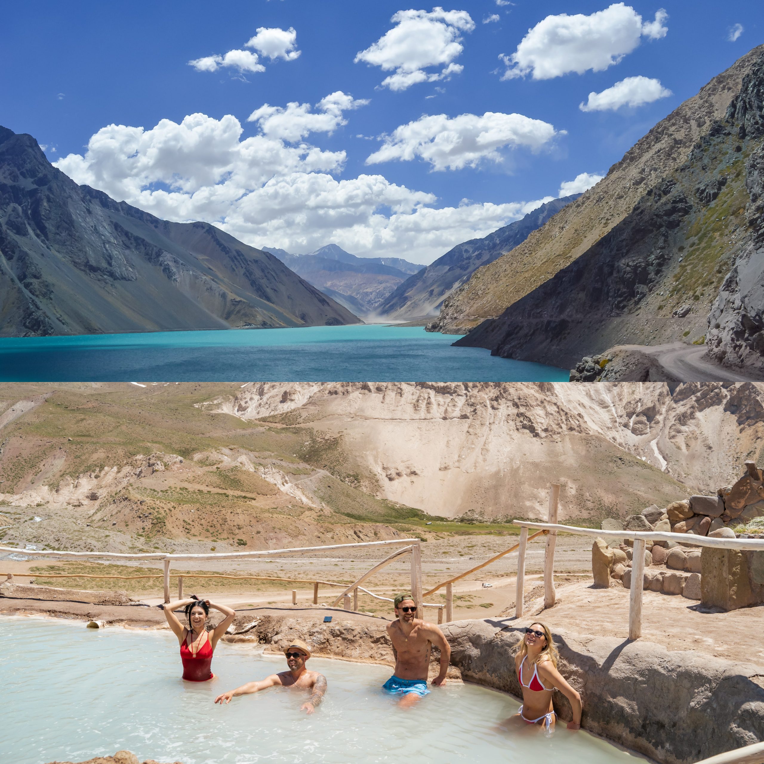CAJON DEL MAIPO: EMBALSE Y TERMAS
